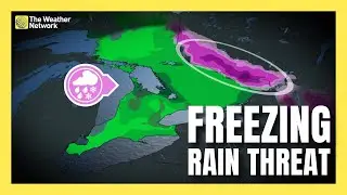 Freezing Rain Threat This Weekend Across Ontario and Quebec | #forecast