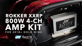 J&M Rokker XXRP 800W 4-CH Amp Kit for 2018+ Gold Wing | WingStuff.com