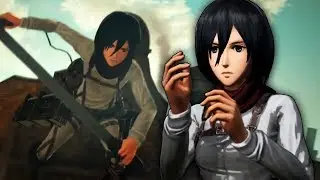 Attack on Titan 2 Mikasa (No jacket) 99+Perfected Gear Gameplay Inferno