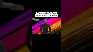Never fight a One Punch Man Fan 🤣 #onepunchman #anime #cilvanis #comedy #skit