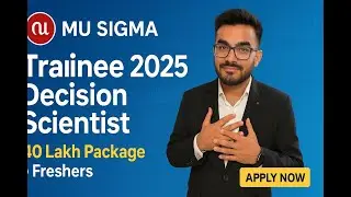 Mu Sigma Recruitment 2025 | Decision Scientist Hiring for Freshers | 40 LPA Package Explained
