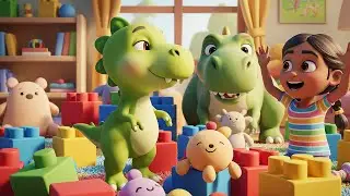 Toy Story Baby Rex Rolled Into the Toy Box | Nursery Rhymes for Kids & Baby Songs