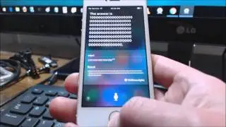 Asking Siri What 100 Trillion To The 10th Power Is