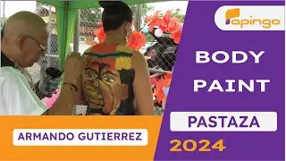 ARMANDO GUTIERREZ EN EL 18AVO CONCURSO DE CUERPOS PINTADOS