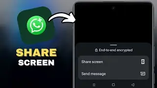 How To Share Screen On WhatsApp Video Call in SECONDS!