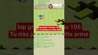 Iop grade 9 niveau 100 avec une arme exotique #dofus #dofusretro #pvp