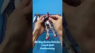 MG Wing Gundam Proto Zero 1-minute Build #Shorts #SouthsUnboxing #MG #WingGundamProtoZero