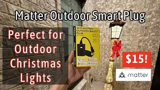 Make Outdoor Christmas Lights Smart! Cheap Matter Smart Outdoor Plug! [Amazon Finds]