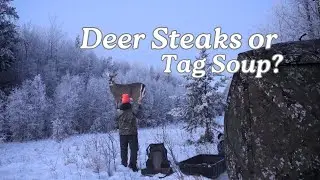 Hunting in -18C to fill our deer tag | Alberta Hunting