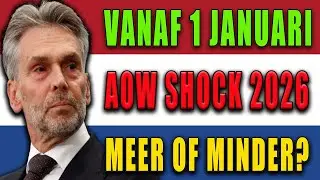 BREAKING: AOW 2026 🇳🇱 | Nieuwe Shock-Bedragen per Januari | Bent U Voorbereid?