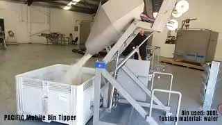 PACIFIC Mobile Bin Tipper - Testing with water