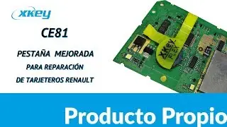 CE81 - Pesta&ntilde;a para reparaci&oacute;n de tarjeteros Renault