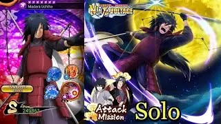 NxB NV | Madara Uchiha 7⭐ (Re-Rekit) Attacks Mission Solo Gameplay🔥🔥🔥