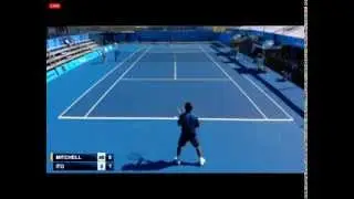 Benjamin Mitchell - Yuichi Ito (West Lakes Challenger 2014) 1 round  full match