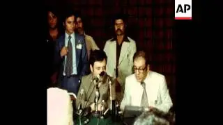UPITN 23 9 78 ARAB SUMMIT AND SYRIA'S FOREIGN MINISTER KHADDAM PRESS CONFERENCE