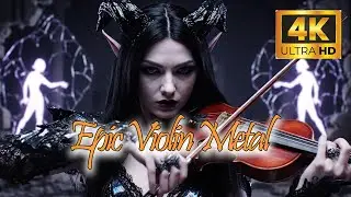 Violin-Driven Instrumental Metal Anthem: Power and Fury Unleashed - Epic Violin Metal