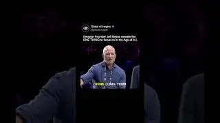 Amazon Founder Jeff Bezos on What really MATTERS in the A.I. Age 💯