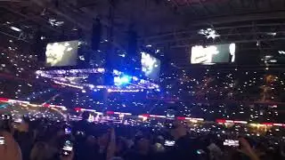 Anthony Joshua vs Joseph Parker - Parker&rsquo;s Entrance- Principality Stadium Cardiff Wales 31 March 18