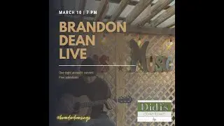Brandon Dean @ Didi's Downtown 9.8.21