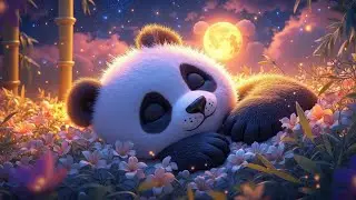 Starry Night Music for Deep Sleep 🌠 Sleeping Panda Music 🐼 Relaxing Music for Deep Sleeping