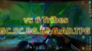 Against 6 Tribe vs my island    Ark Official PvP ASA OaO