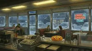 Cozy Diner Relaxing Jazz - Study, Relaxing, Focus, Anxiety Relief, Sleep Aid, Ambience