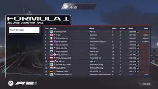 RPM Esports F1 / First Division / Round 2 / Abu Dhabi