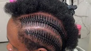 Stitch Braids Tutorial: How to Stitch Braid Short Hair
