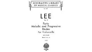Lee 40 Etudes No. 4 for Cello l James Yoo