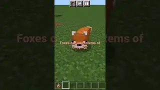 Can a fox use a totem of undying in Minecraft? 🦊