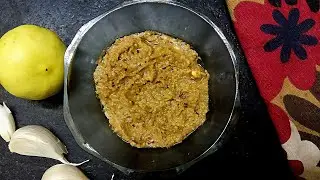 Pickled lemon peel chutney | Lemon rind chutney | Chutney recipe | Easy and quick chutney recipe