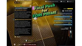 HELLDIVERS 2| Final Push for FORI PRIME, LVL 10 - Super Helldive