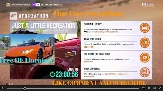 Forza Horizon 3 Forzathon ' Just A Little Recreation ' (Free He Huracan !) How to do it