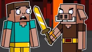 Piglin & The Bastion Remnant | Block Squad (Minecraft Animation)