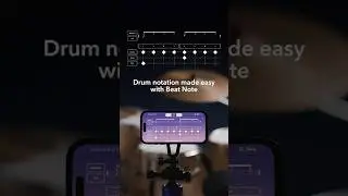 Tap & Swipe Drum Notation with Beat Note