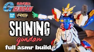 ASMR Real Grade Shining Gundam Full Build | Gunpla | Model Kit