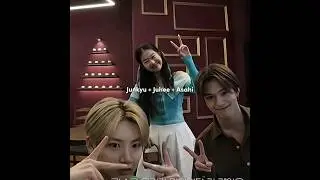 [Shining Solo] Three besties with same humor Junkyu Juhee Asahi🤣 빛 나는 SOLO #treasure #kpop #shorts