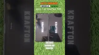iqoo 7 vs OnePlus 10R BGMI/Pubg test #battelgroundmobileindia #pubgmobile #gaming #vs #iqoo#gaming
