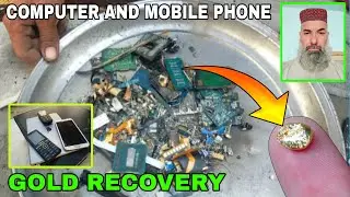 ￼ How to Gold Recover from Computer parts and Mobile Phone /Gold Recover by Mercury ￼#goldrecovery 