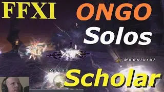 FFXI Odyssey Boss Ongo Solos Scholar - Sheol Gaol
