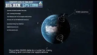 GNSS GPS TIME SYNC SOFTWARE FOR WINDOWS COMPUTERS