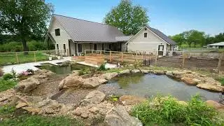 Recreational Swim Pond on A Homestead