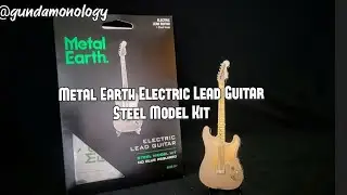 Metal Earth Electric Lead Guitar - Steel Model Kit Build
