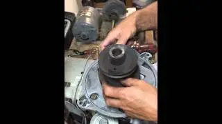How to remove stuck lawnmower drive pulley