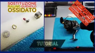 Sostituzione rullino guidafilo MULINELLO ossidato  - SHIMANO TP 4000 HG - clipangler