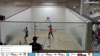 Anastasiia Krykun 🇺🇦 -🇷🇴 Alexandra Bardac- ESF European Individual Closed Squash Championship 2023
