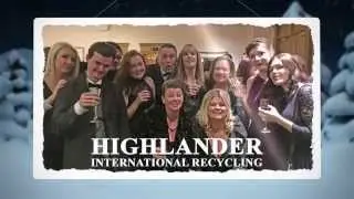 Highlander International Paper Recycling Glasgow - 01355 524215 - Christmas Greeting