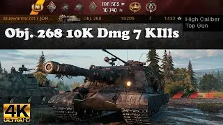 Object 268 &mdash; 10205 DMG, 7 Kills, 1432 EXP | Ultra HD 4K World of Tanks Replay Destruction!