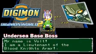 Digimon World 2 Alternative Undersea Base Boss Lieutenant Volt