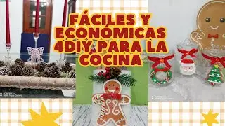4 DECORACIONES NAVIDEÑAS DIY'S CHRISTMAS🎄💖